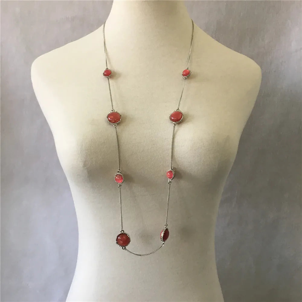 Chain Necklace for Women Gold Color Chain Necklace Pendant on neck Bohemian