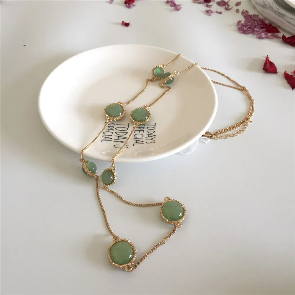 Chain Necklace for Women Gold Color Chain Necklace Pendant on neck Bohemian