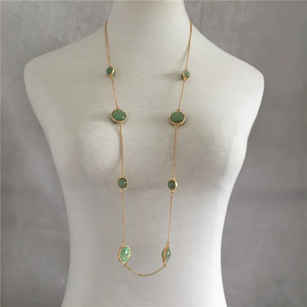 Chain Necklace for Women Gold Color Chain Necklace Pendant on neck Bohemian