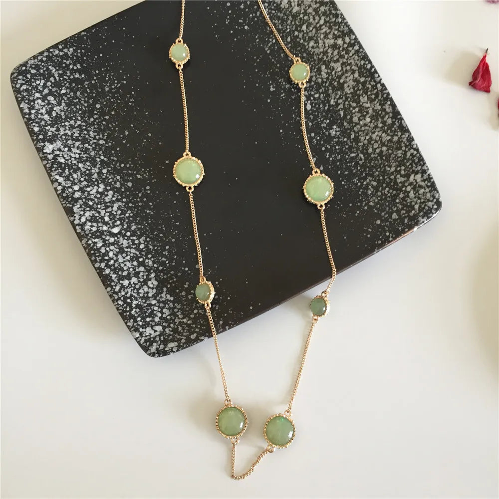 Chain Necklace for Women Gold Color Chain Necklace Pendant on neck Bohemian