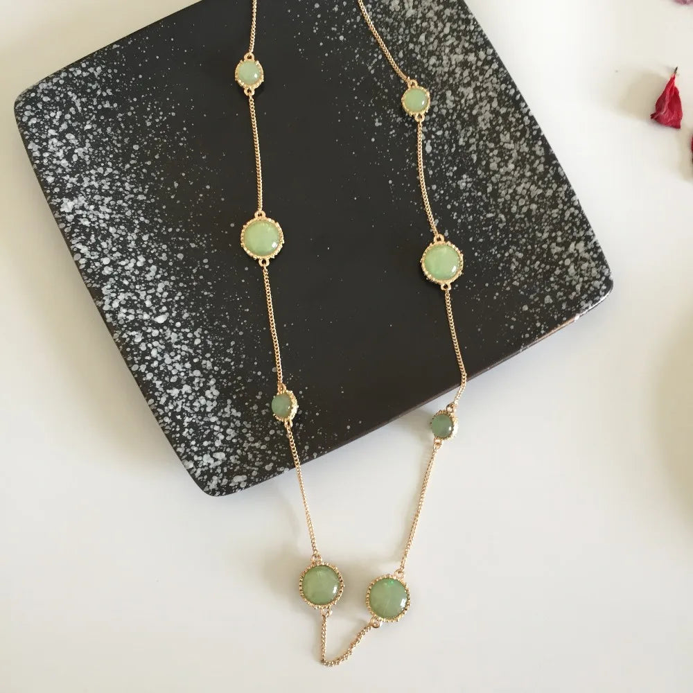 Chain Necklace for Women Gold Color Chain Necklace Pendant on neck Bohemian