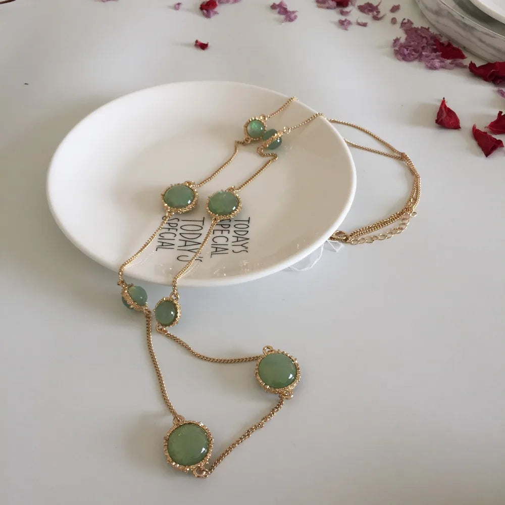 Chain Necklace for Women Gold Color Chain Necklace Pendant on neck Bohemian