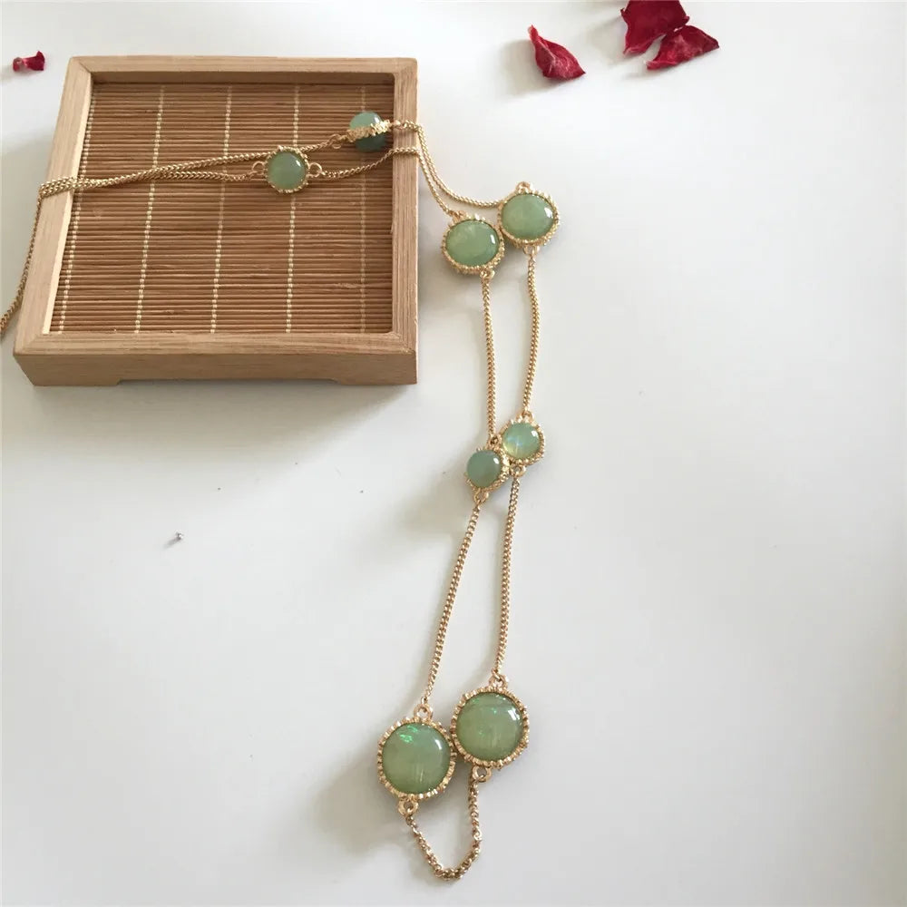 Chain Necklace for Women Gold Color Chain Necklace Pendant on neck Bohemian