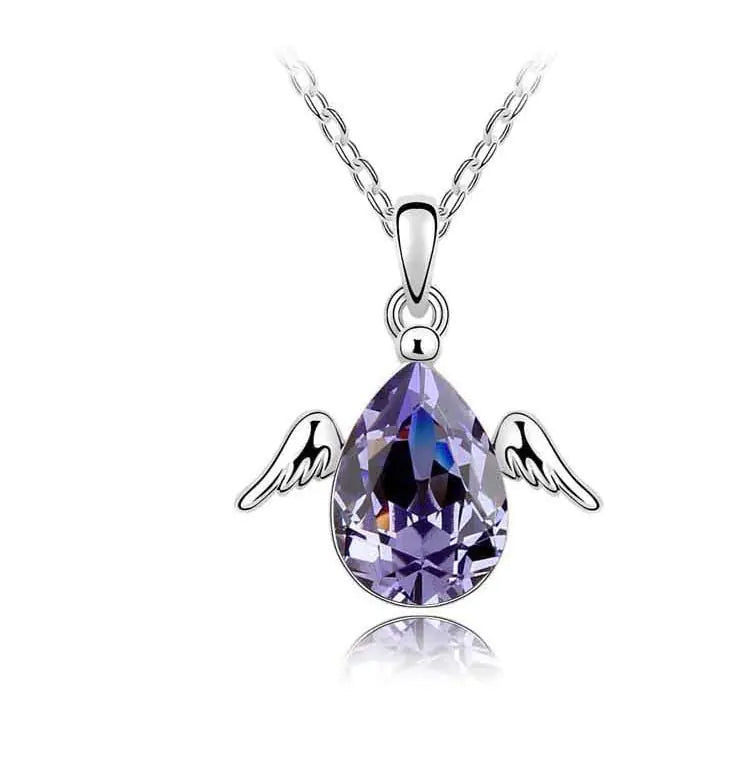 Little Angel Jewelry Necklace with Crystal