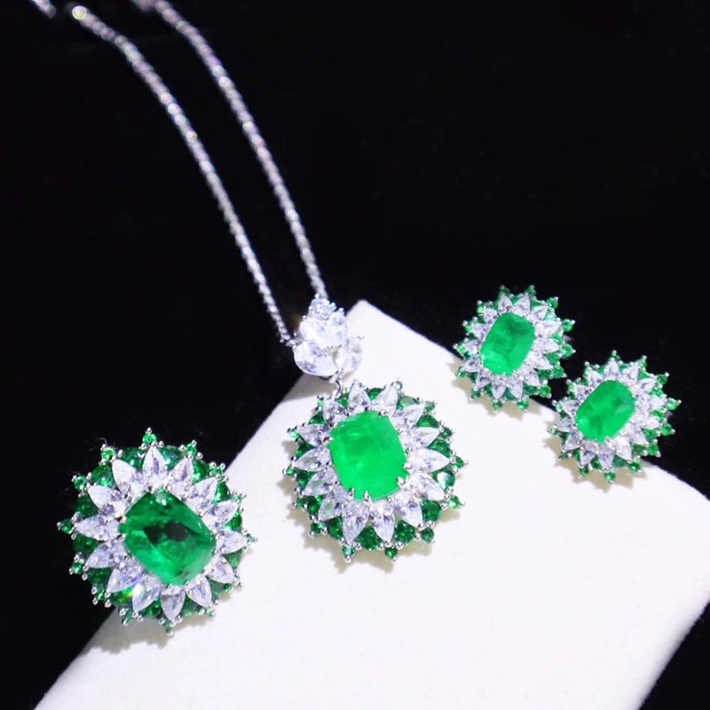 Little Red Book Recommendation Emerald Opening Colored Gems Pendant