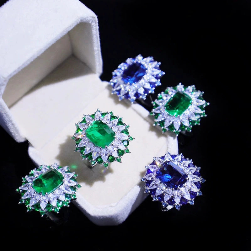 Little Red Book Recommendation Emerald Opening Colored Gems Pendant