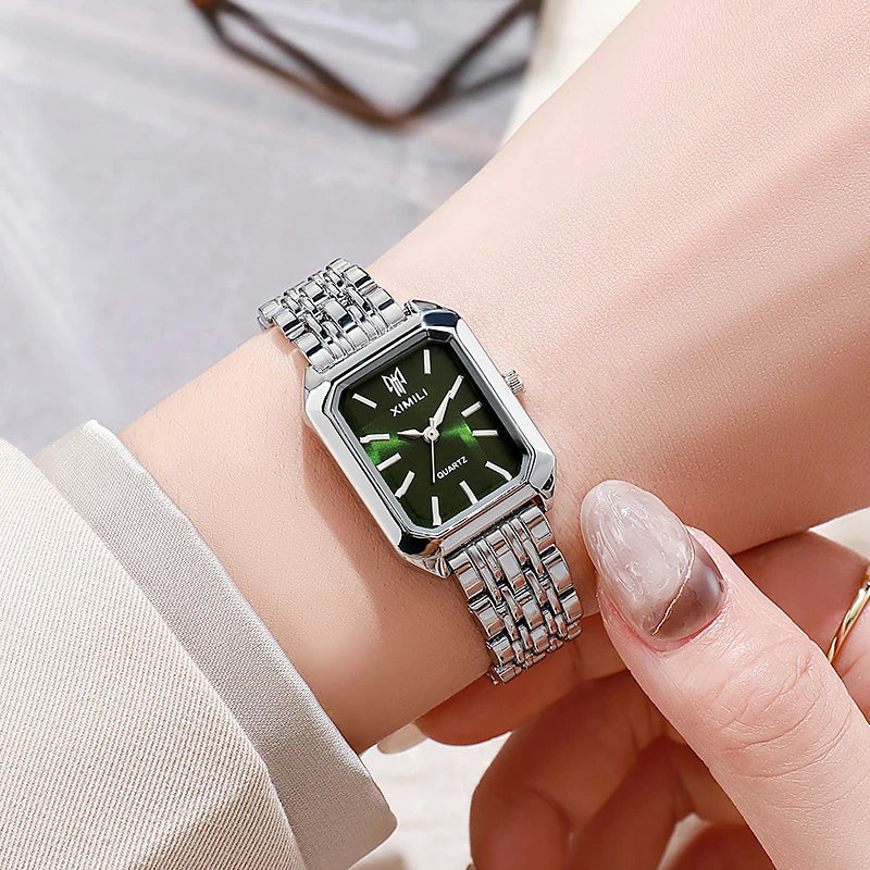 Stainless Steel Strap Watch Women Luxury
