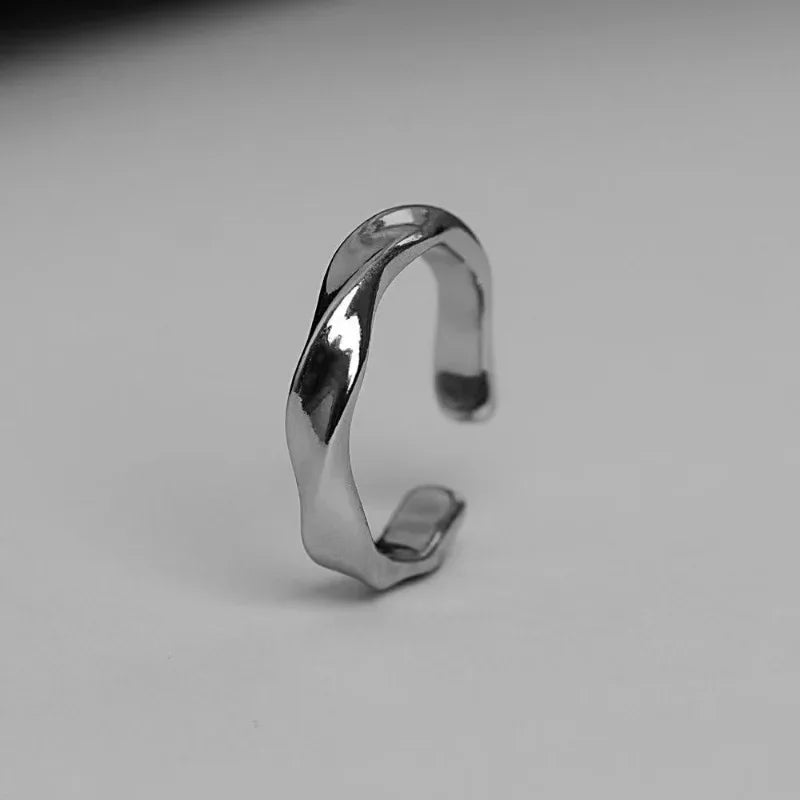 Кольцо Женское Rings For Men Women Twist Simple Open Couple Ring