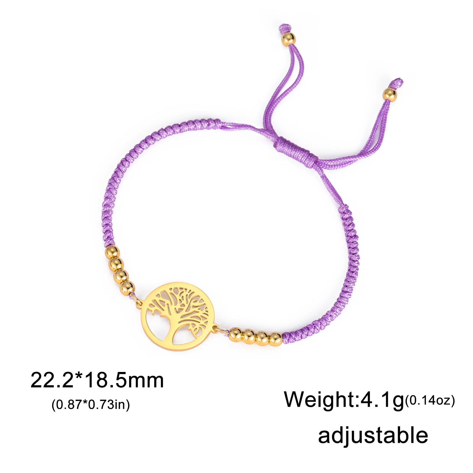 Bracelet For Men Women Stainless Steel Bracelets Hollow Life Tree Pendant Classic