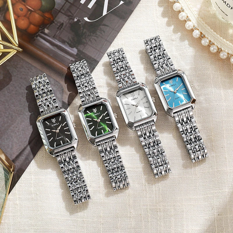 Stainless Steel Strap Watch Women Luxury