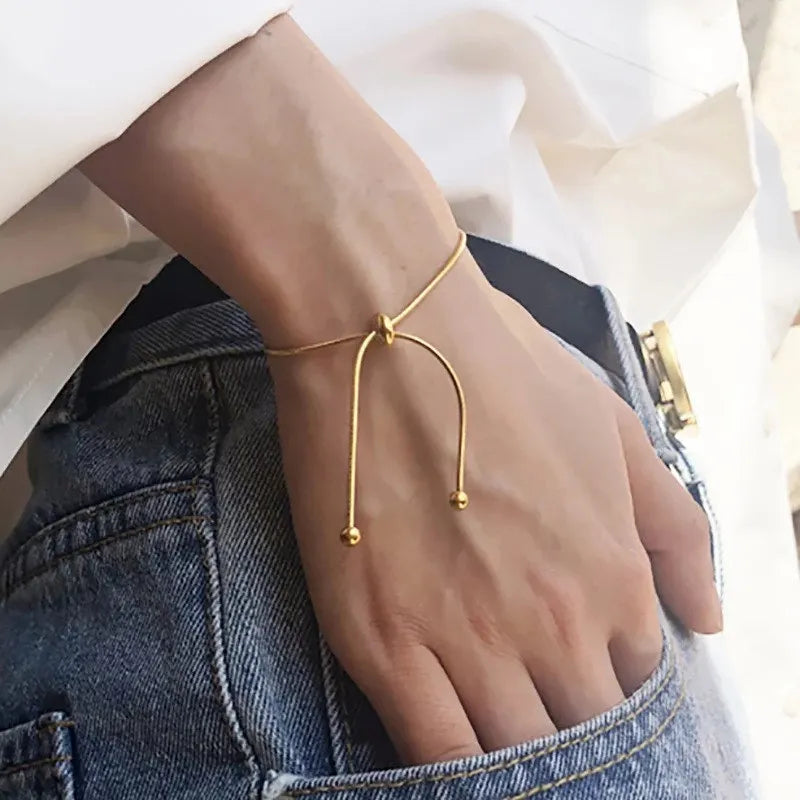 Simple Long Tassel Chain Necklace for Women Trendy Adjustable Choker Necklace Fashion Jewelry Chain On The Neck