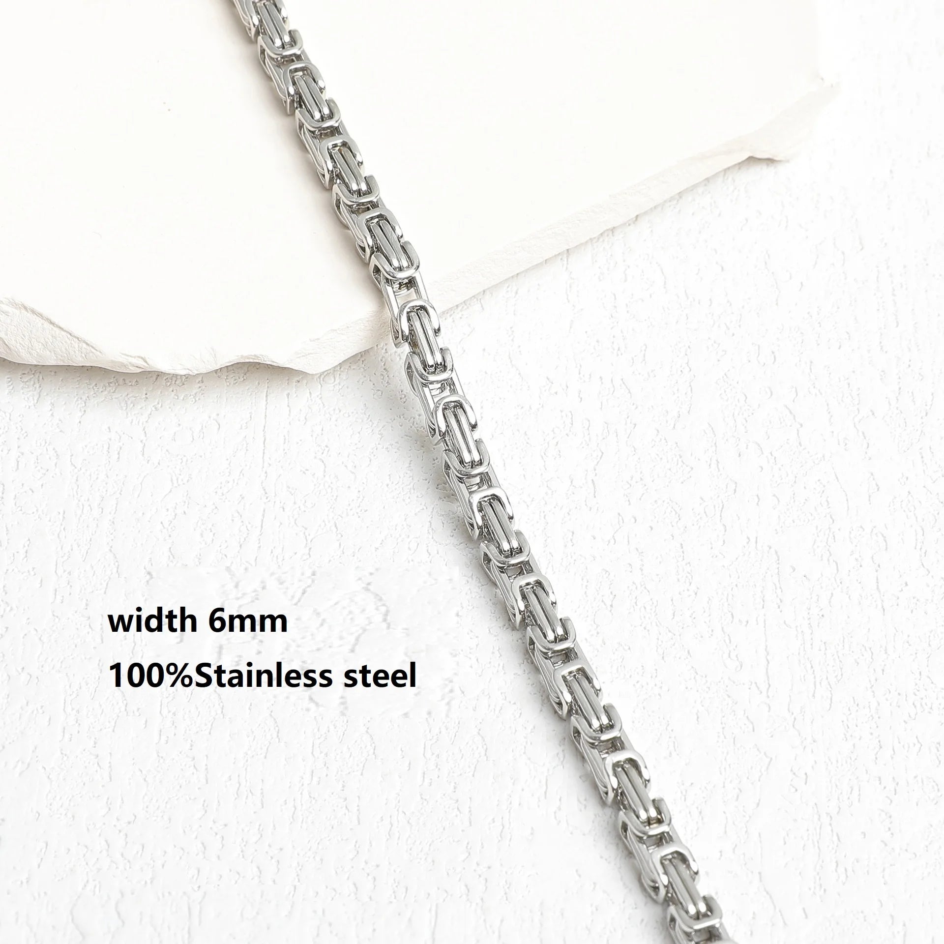 New Hip Hop DIY Chain Necklace for Men Women 316L Stainless Steel Jewelry Vintage Punk Gothic Collar Choker Kpop Aesthetic