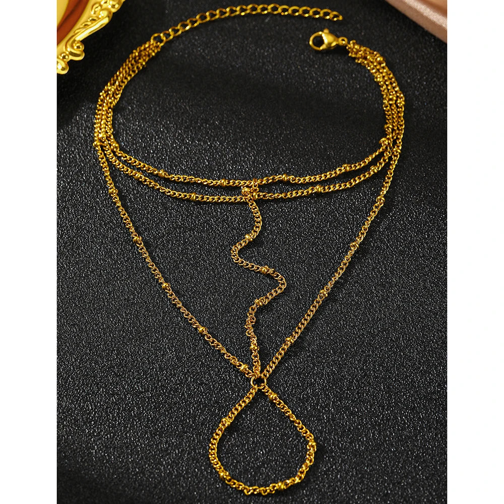 Stainless Steel Bracelet Simple Fashion New Design Wear Bracelet Ring Fine Bracelet For Women Jewelry Elegant Luxury Noble Gifts