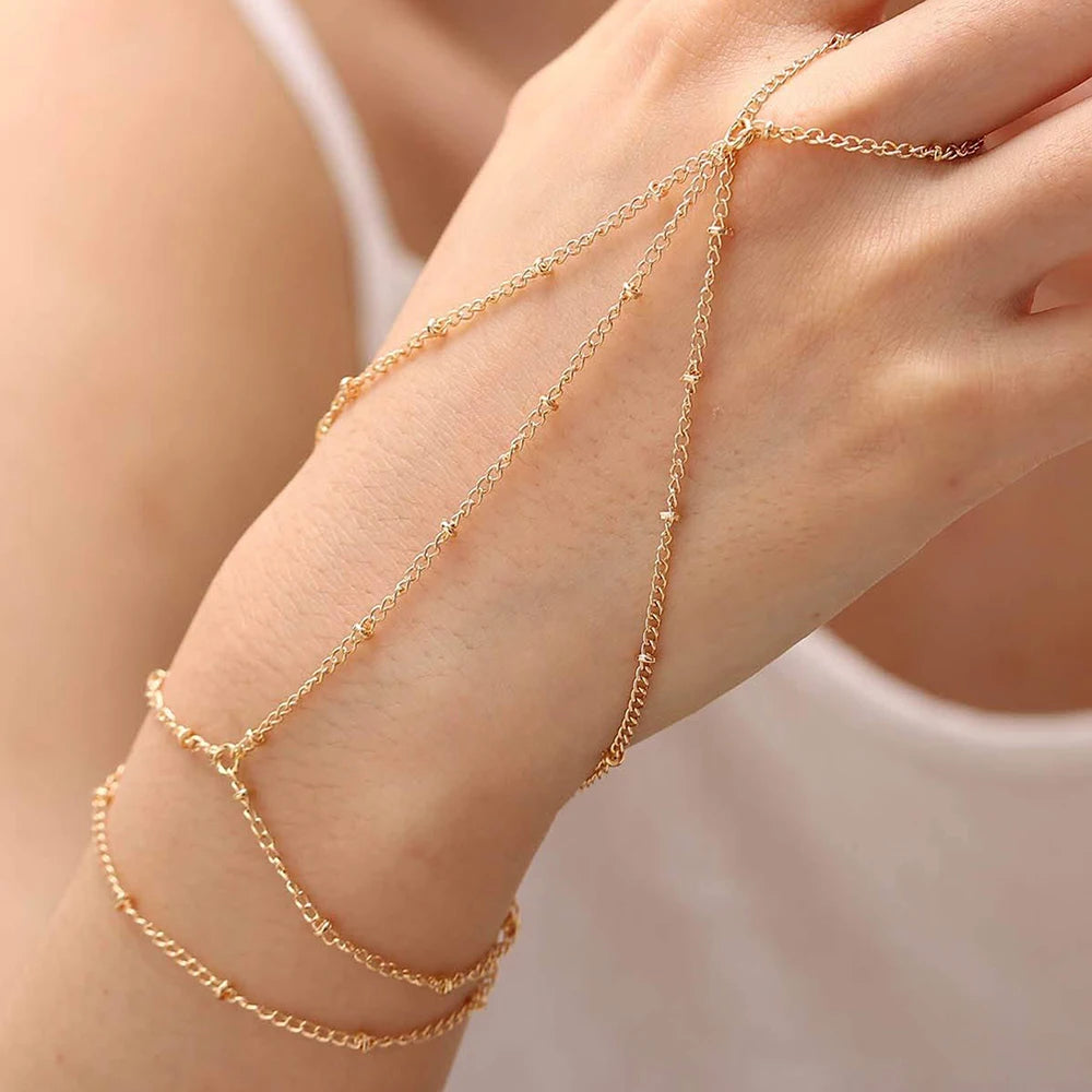 Stainless Steel Bracelet Simple Fashion New Design Wear Bracelet Ring Fine Bracelet For Women Jewelry Elegant Luxury Noble Gifts