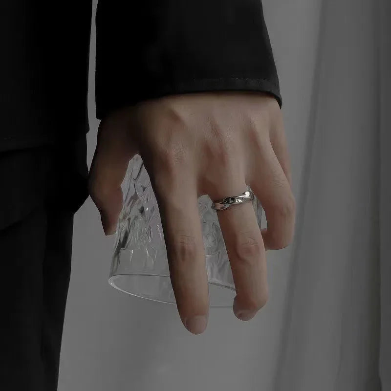 Кольцо Женское Rings For Men Women Twist Simple Open Couple Ring