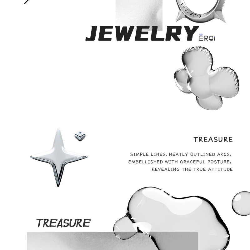 New Ring Ring Hip Hop Rock Style Men's And Women's Jewelry