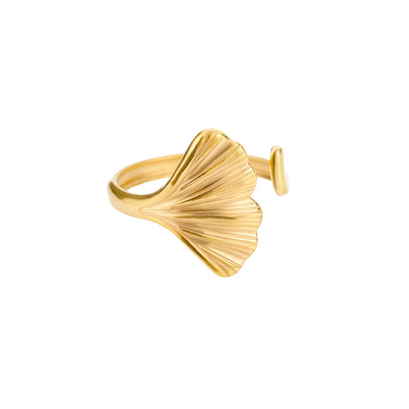 Gold Color Opening Couple Ring