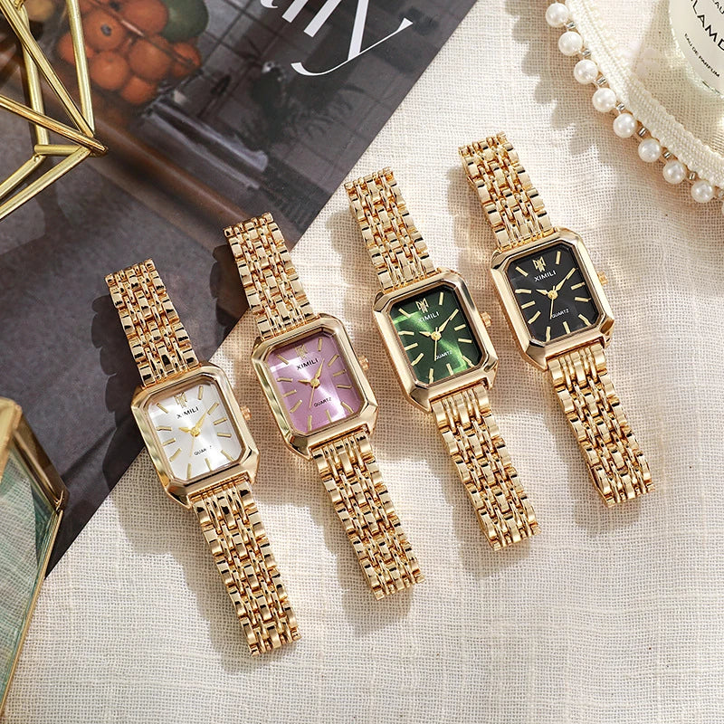 Stainless Steel Strap Watch Women Luxury