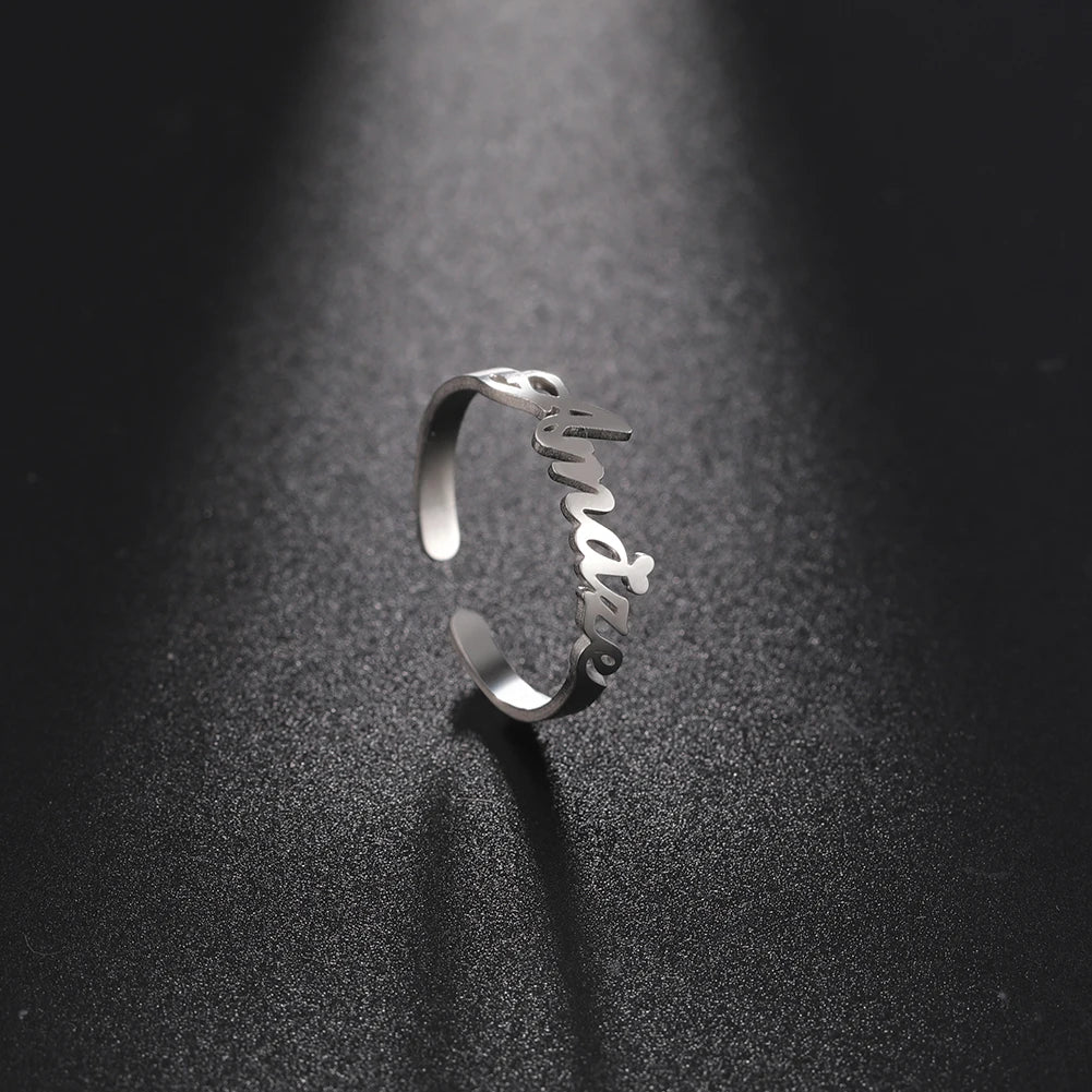 Rings Couple Gold Color