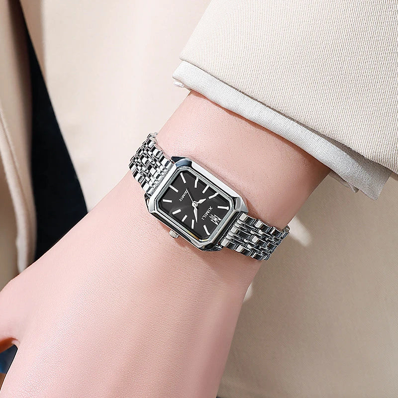 Stainless Steel Strap Watch Women Luxury