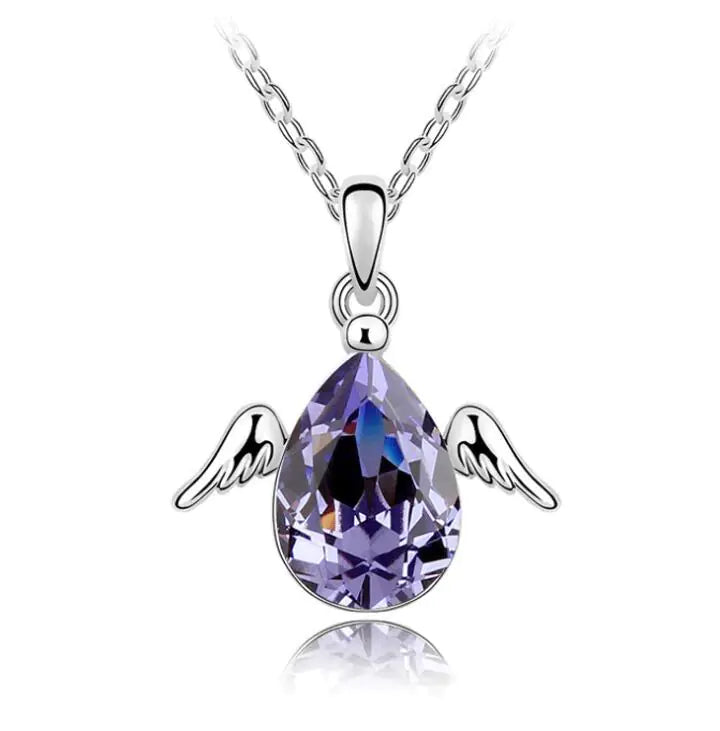 Little Angel Jewelry Necklace with Crystal