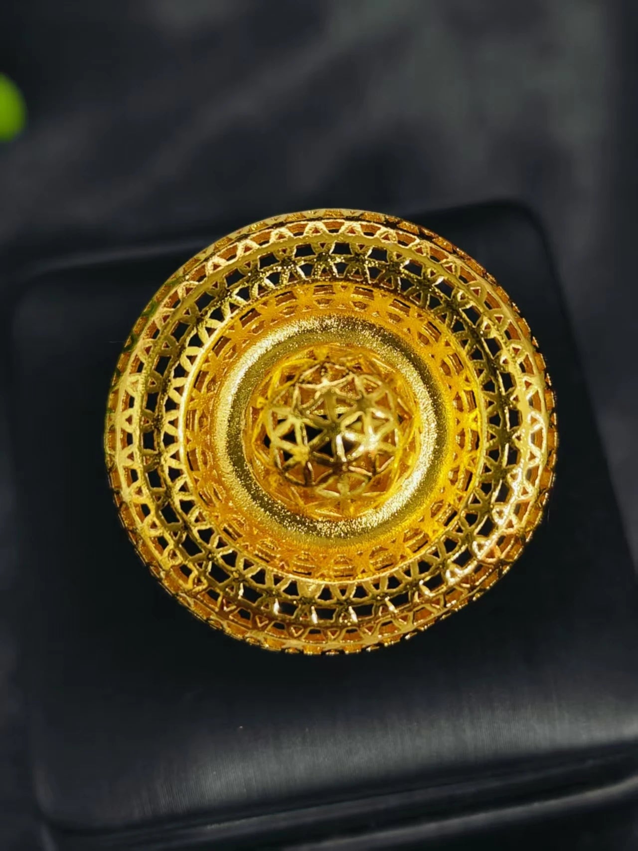Golden Ring Brazilian Women 24K Gold Plated