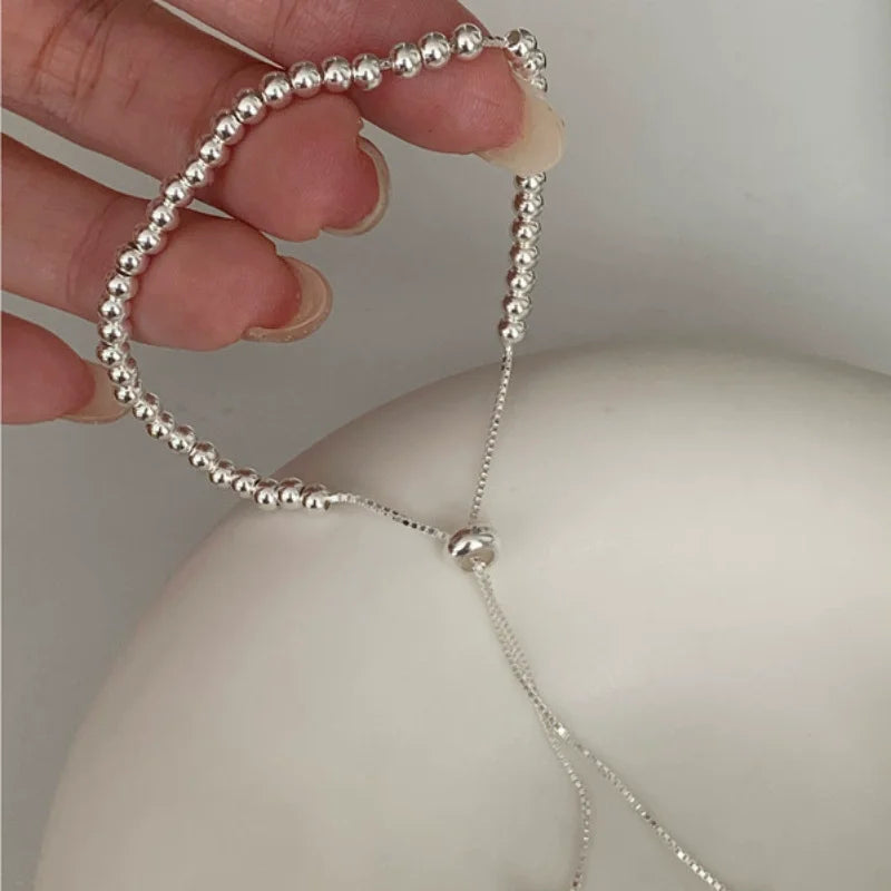 100% Solid 925 Sterling Silver Metal Bracelets