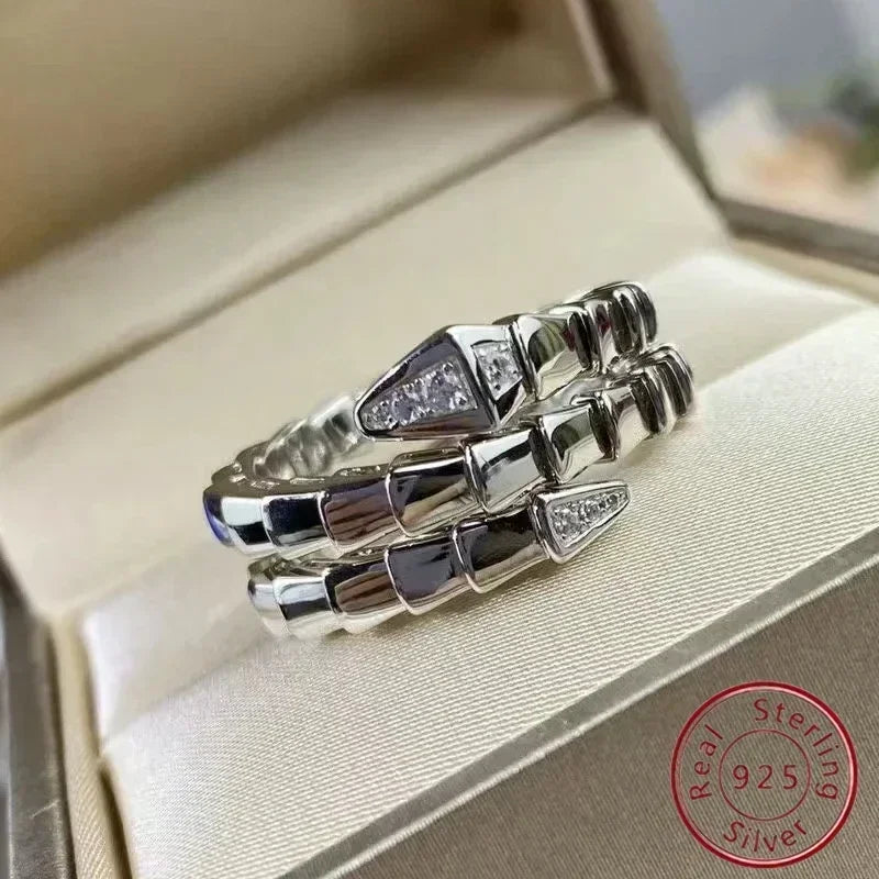 925 High-quality Women's Jewelry Ring Is Like A Rainbow, Which Takes You Into The Fairy Tale World To Meet Prince