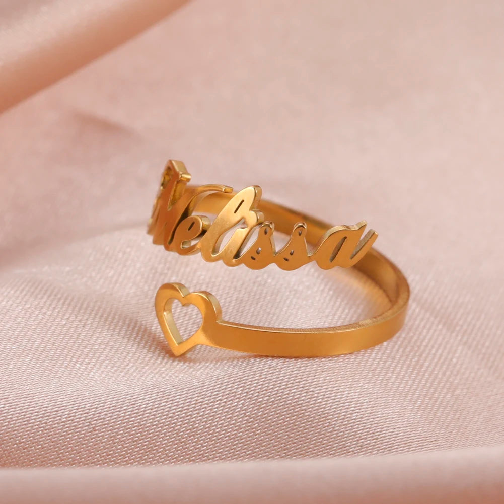 Rings Couple Gold Color