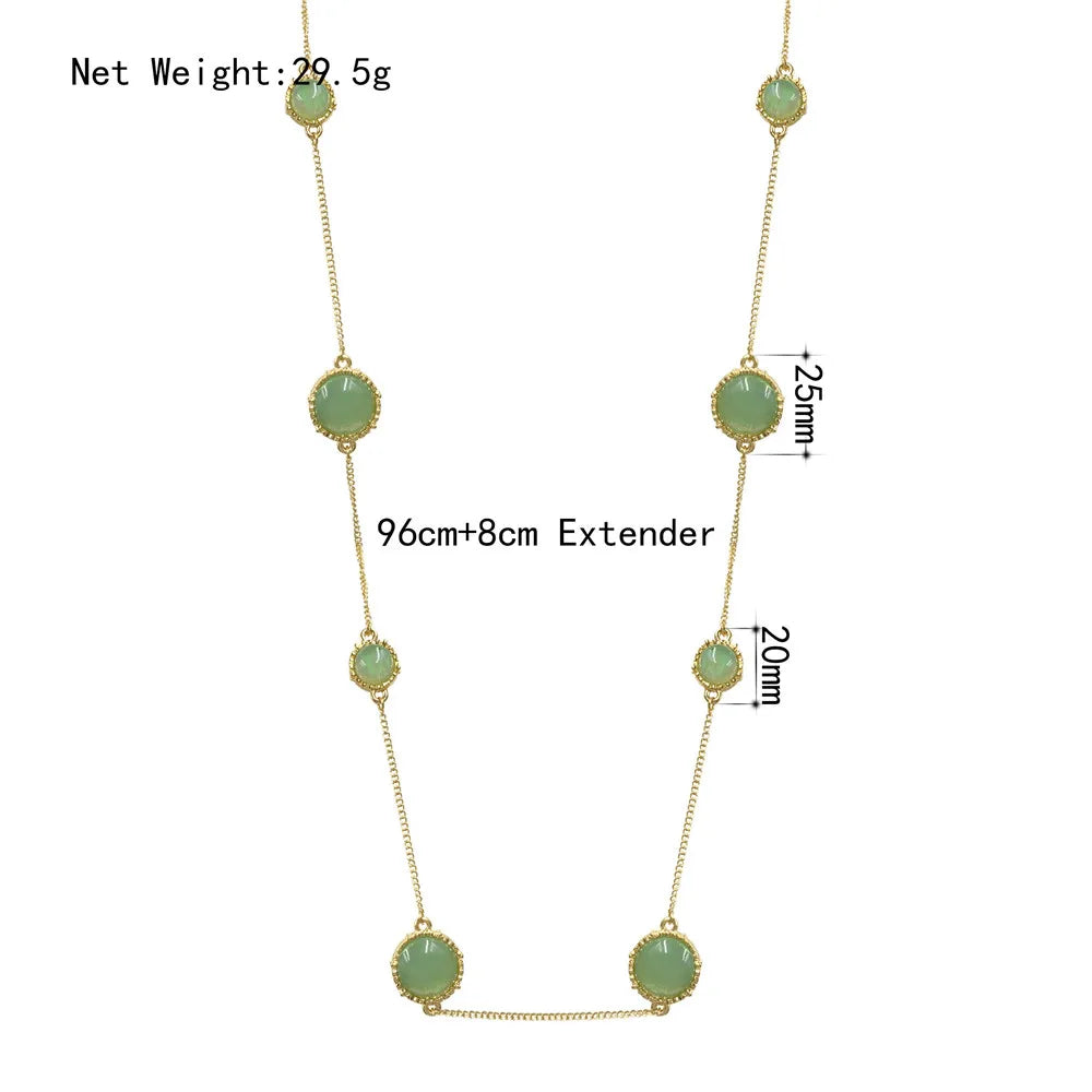 Chain Necklace for Women Gold Color Chain Necklace Pendant on neck Bohemian