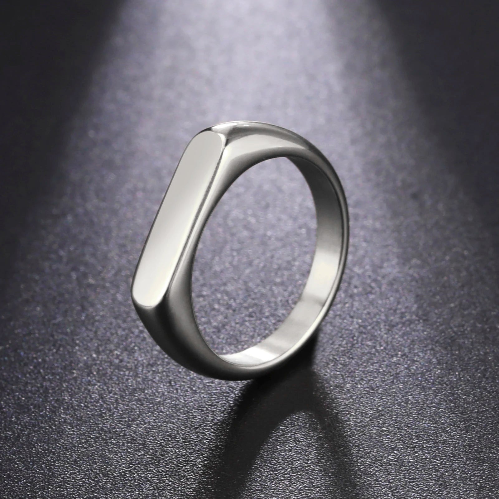 Engrave Wedding Marry Silver Color Stainless Steel Jewelry