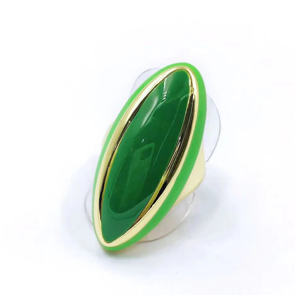 Irregular Ladies Rings 18K Gold Plated Party Ladies Ring Jewelry