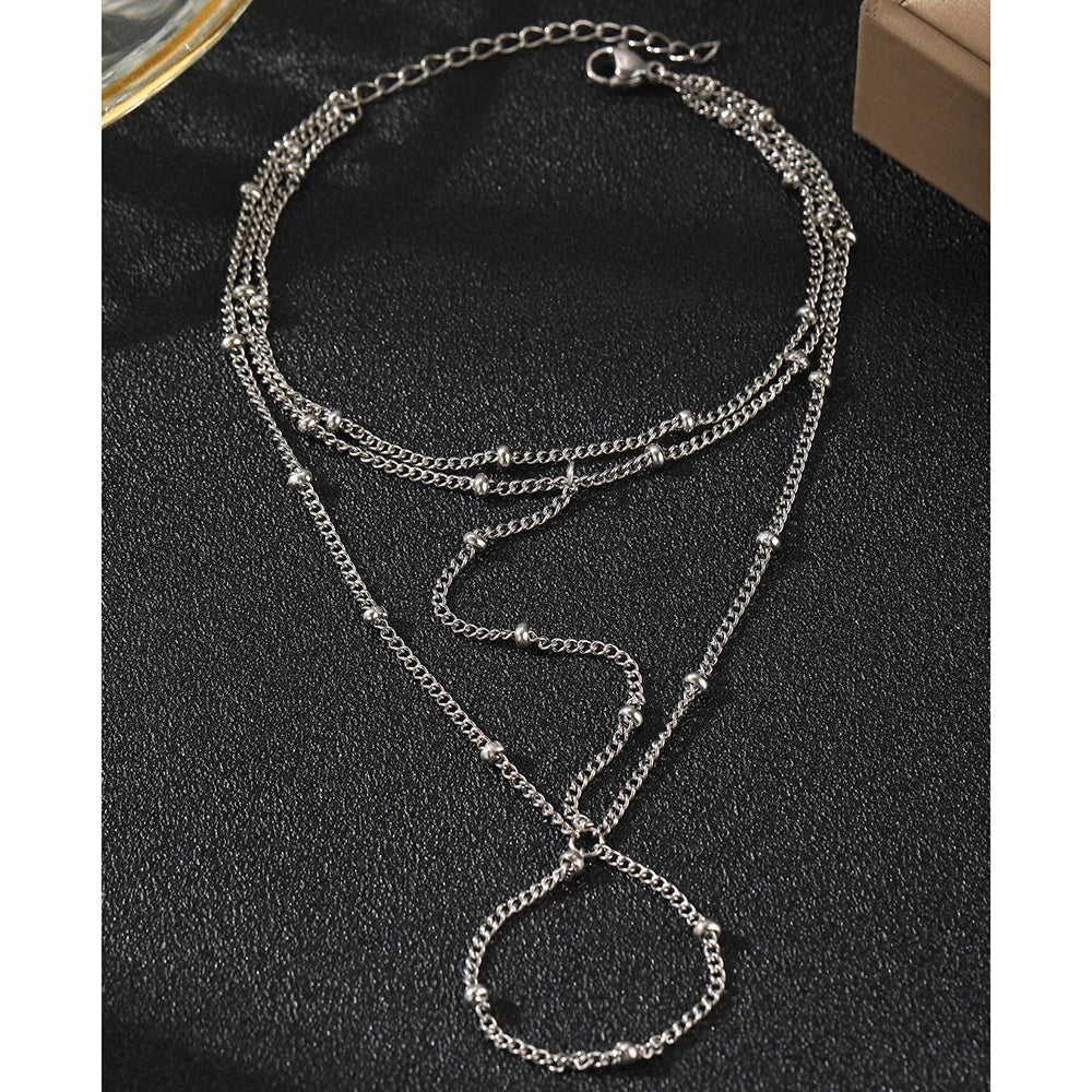 Stainless Steel Bracelet Simple Fashion New Design Wear Bracelet Ring Fine Bracelet For Women Jewelry Elegant Luxury Noble Gifts