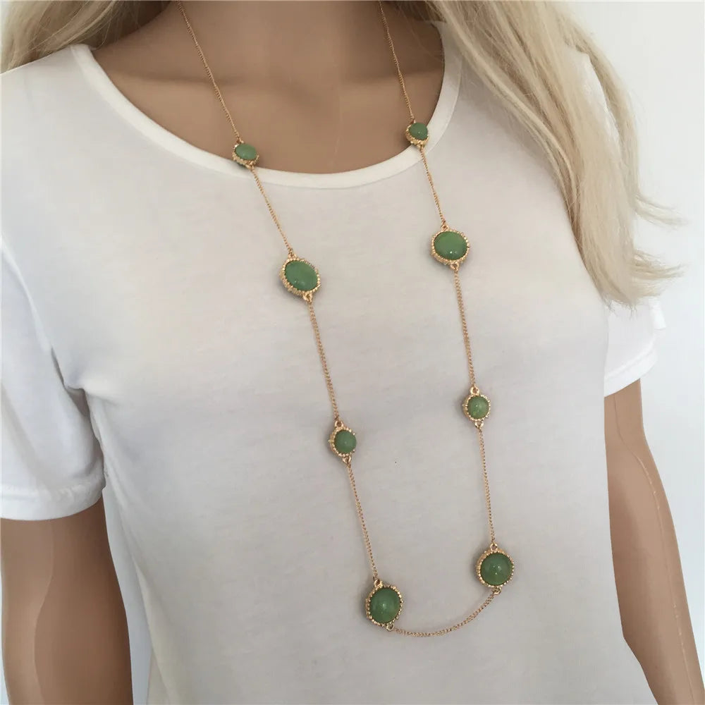 Chain Necklace for Women Gold Color Chain Necklace Pendant on neck Bohemian
