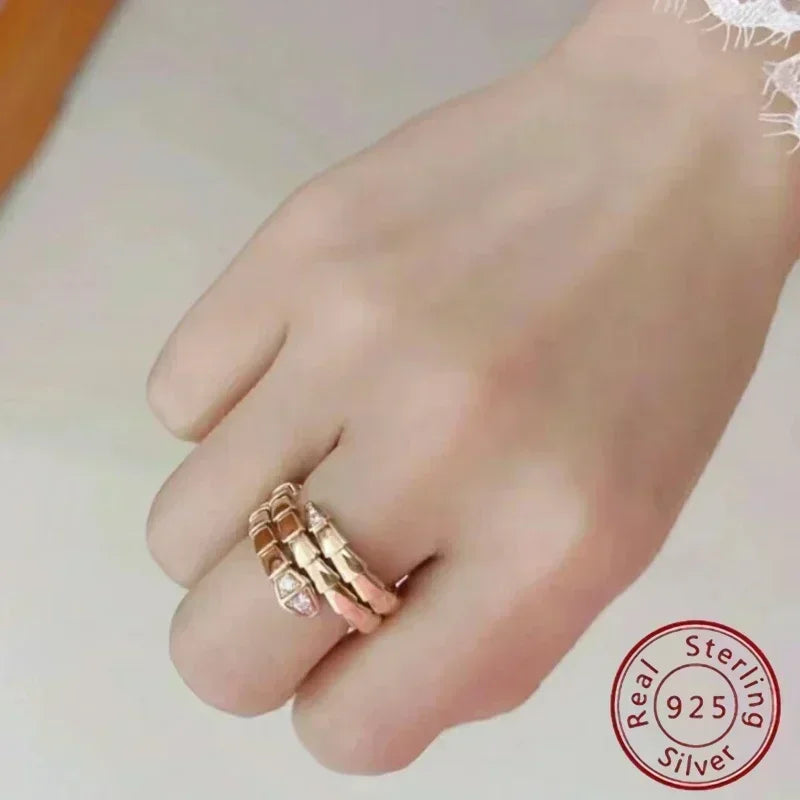 925 High-quality Women's Jewelry Ring Is Like A Rainbow, Which Takes You Into The Fairy Tale World To Meet Prince