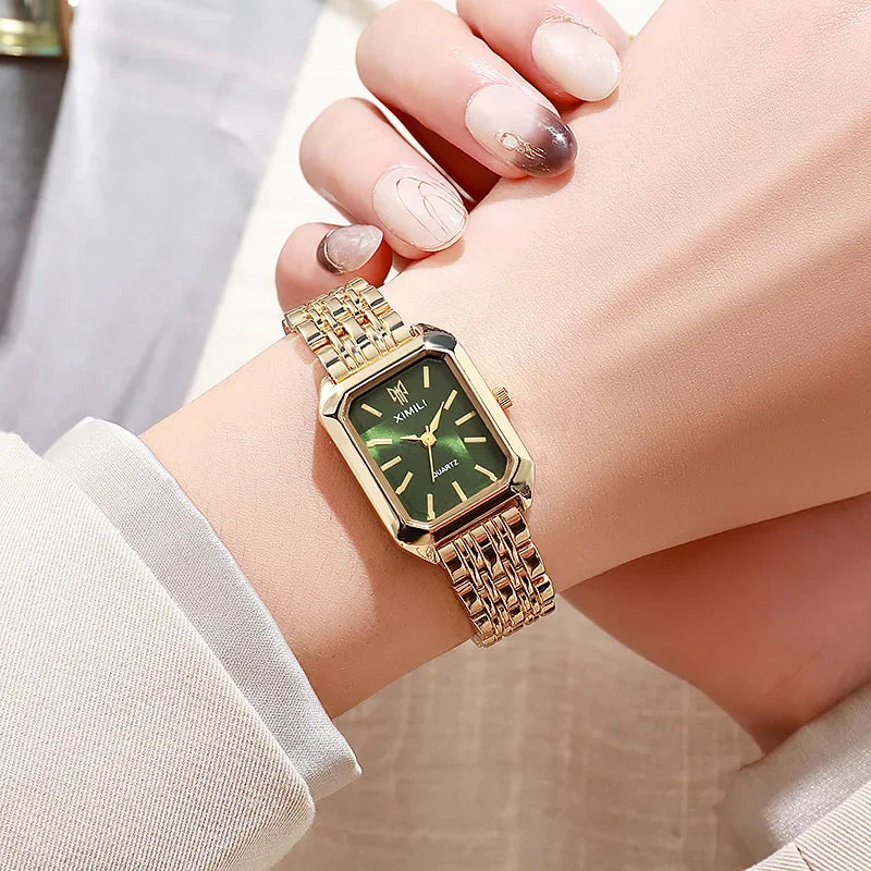 Stainless Steel Strap Watch Women Luxury