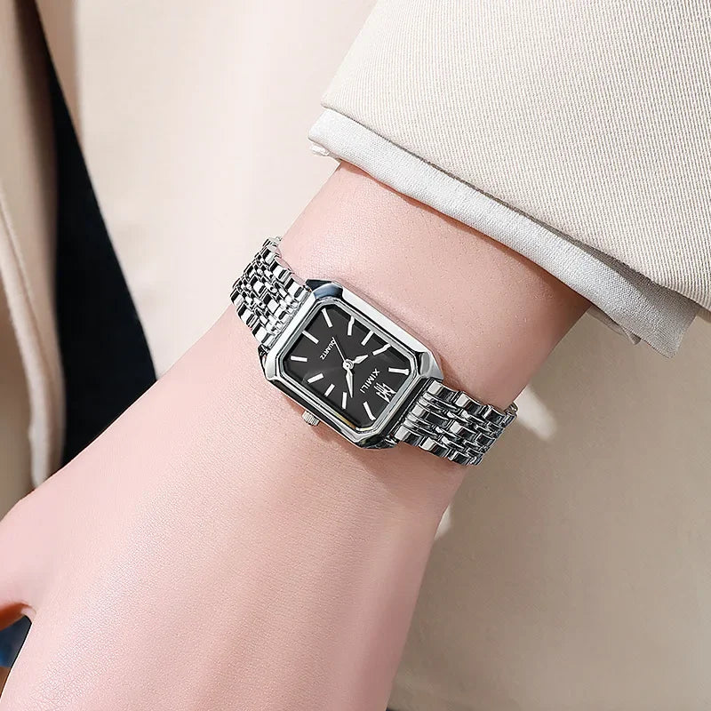 Stainless Steel Strap Watch Women Luxury