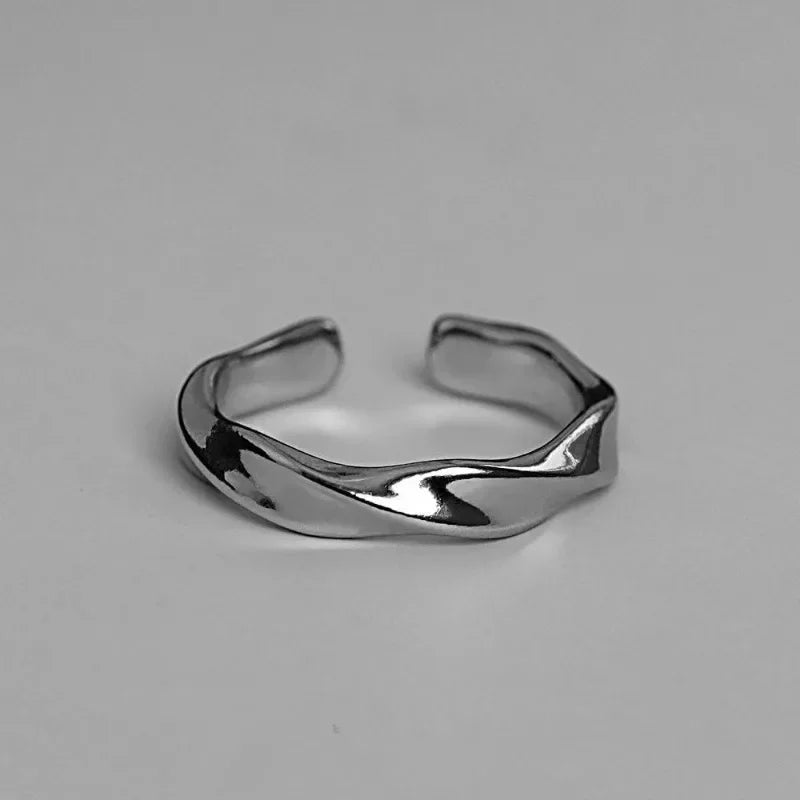 Кольцо Женское Rings For Men Women Twist Simple Open Couple Ring