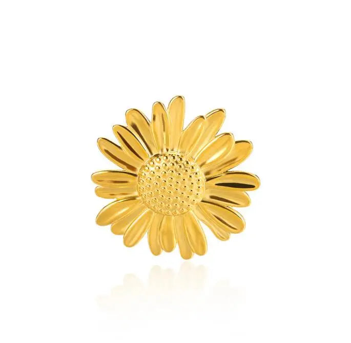Gold Color Opening Couple Ring