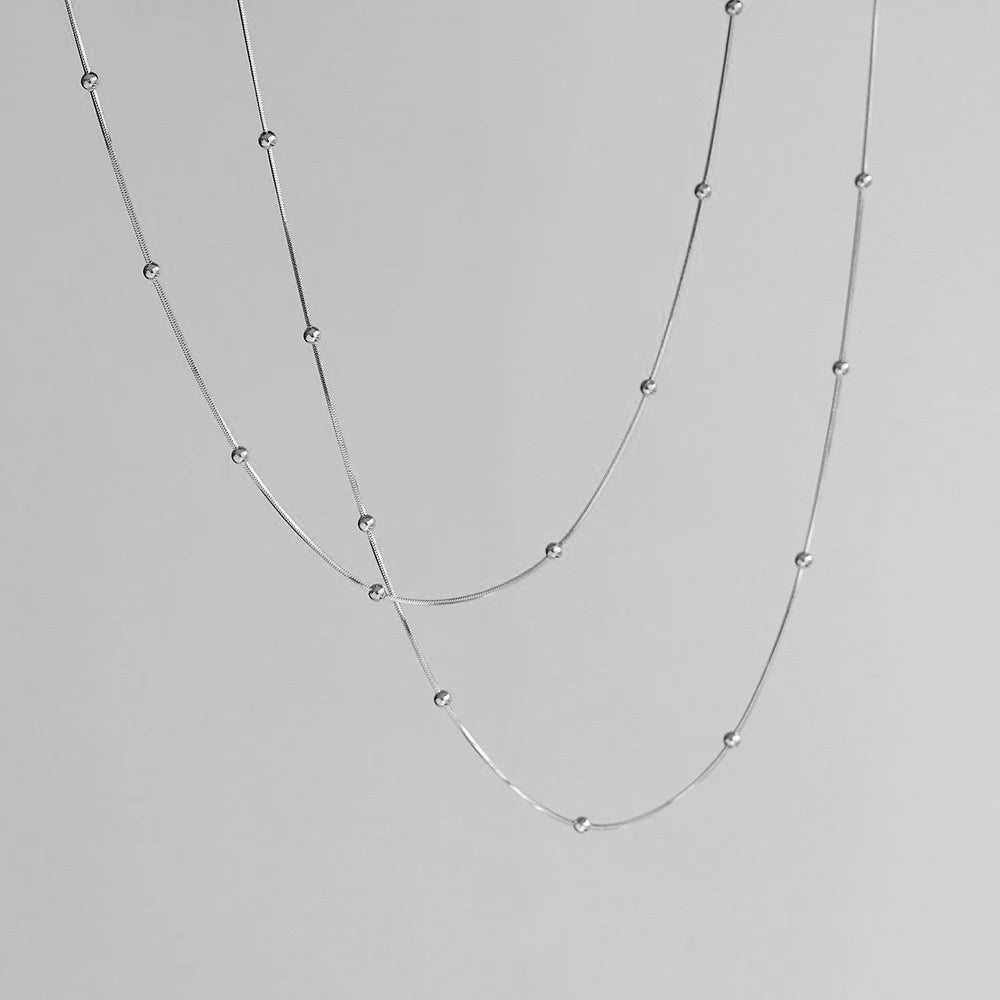 Kpop Chains Necklace for Women Stainless Jewelry on the neck new in premium stainless steel jewelry