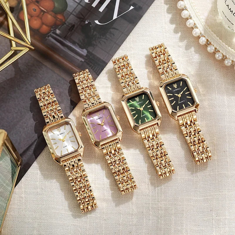 Stainless Steel Strap Watch Women Luxury