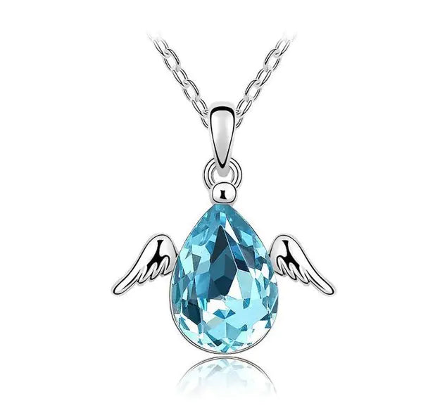 Little Angel Jewelry Necklace with Crystal