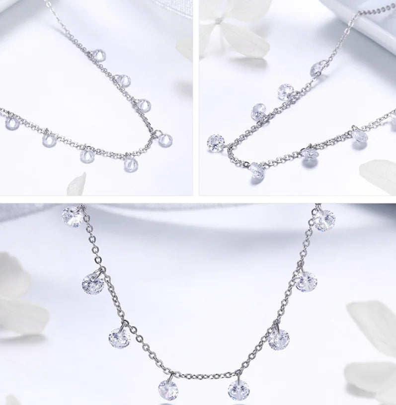 Minimalist Silver Necklace Jewelry