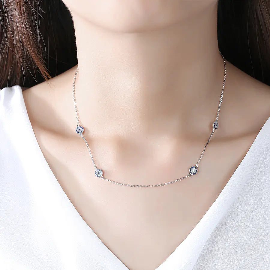 Trendy Silver Jewelry Necklace and Versatile Sweater Chain
