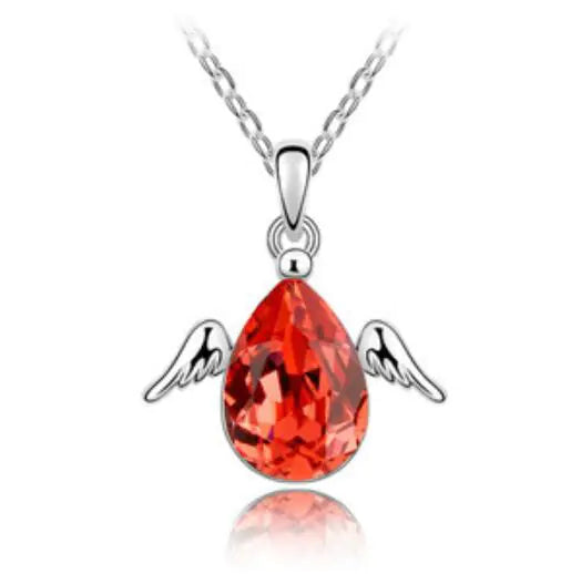 Little Angel Jewelry Necklace with Crystal