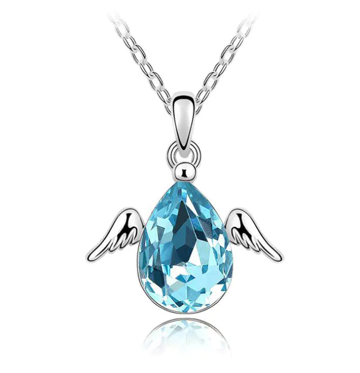 Little Angel Jewelry Necklace with Crystal