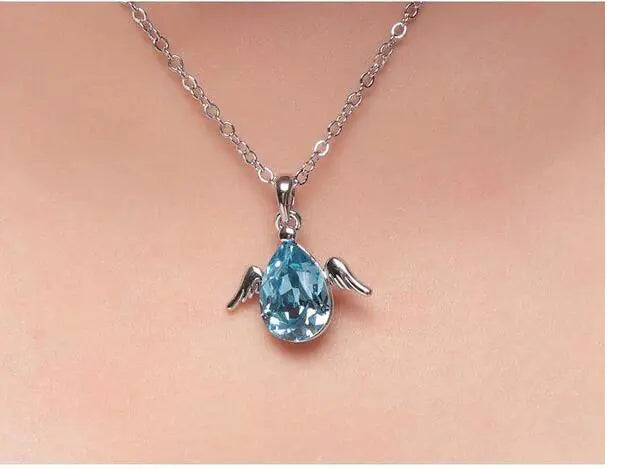 Little Angel Jewelry Necklace with Crystal